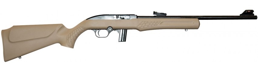 Rossi Semi-Auto Rimfire Rifle - Tan | .22 LR | 18" Barrel | 10 rd | Polymer Stock