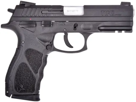 Taurus 1TH40041 TH  Full Size 40 S&W 15+1 4.27" Matte Stainless Steel Barrel, Matte Black Serrated Slide, Black Polymer Frame w/Picatinny Rail, Black Finger Grooved Polymer Grip Right Hand