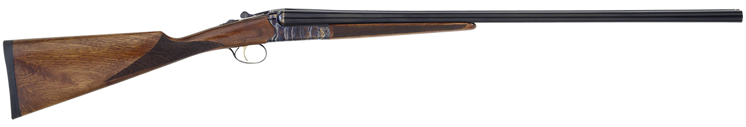 TriStar 38016 Bristol SxS 16 Gauge 2.75" 2rd 28" Blued Chrome Lined Barrel, Oiled Turkish Walnut Fixed English Style Stock