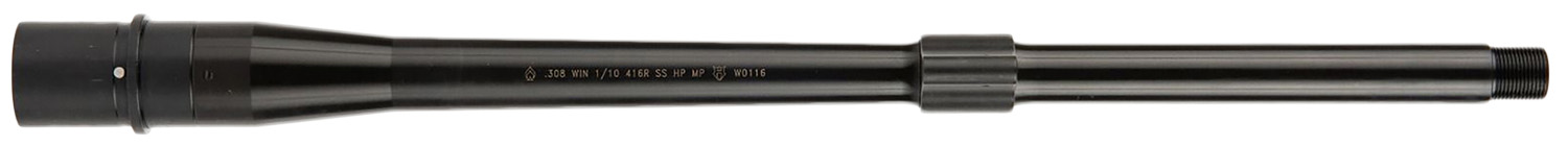 Ballistic Advantage BABL308019PQ Premium Series  308 Win 16" Threaded Hanson Profile, Midlength with Low Pro Gas Block, Black QPQ 4150 Chrome Moly Vanadium Steel, Fits AR-10