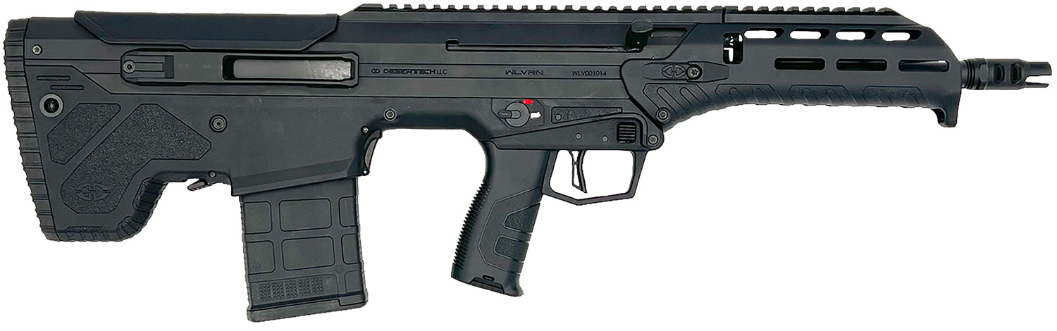 Desert Tech WLVRFA2020B WLVRN 308 Win/7.62 NATO 20+1 20" Black Steel Threaded Barrel, Black Hard Coat Anodized Picatinny Rail Aluminum Receiver, M-LOK Handguard, Black Polymer Chassis, Ambidextrous
