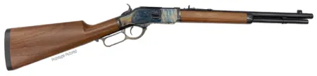 Taylors & Company 240002 1873 TC73 9mm Luger 10+1 18" Blued Threaded Barrel, Color Case Hardened Receiver, Walnut Fixed Stock, Right Hand