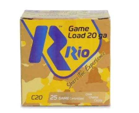 Rio Royal Buck 9P 20ga Buckshot 2.75 inch Shotgun Shells - 1Buck | 1345 fps | 25rd Box