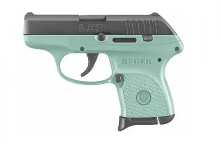 RUGER LCP 380ACP BL/TURQUOISE 6+1