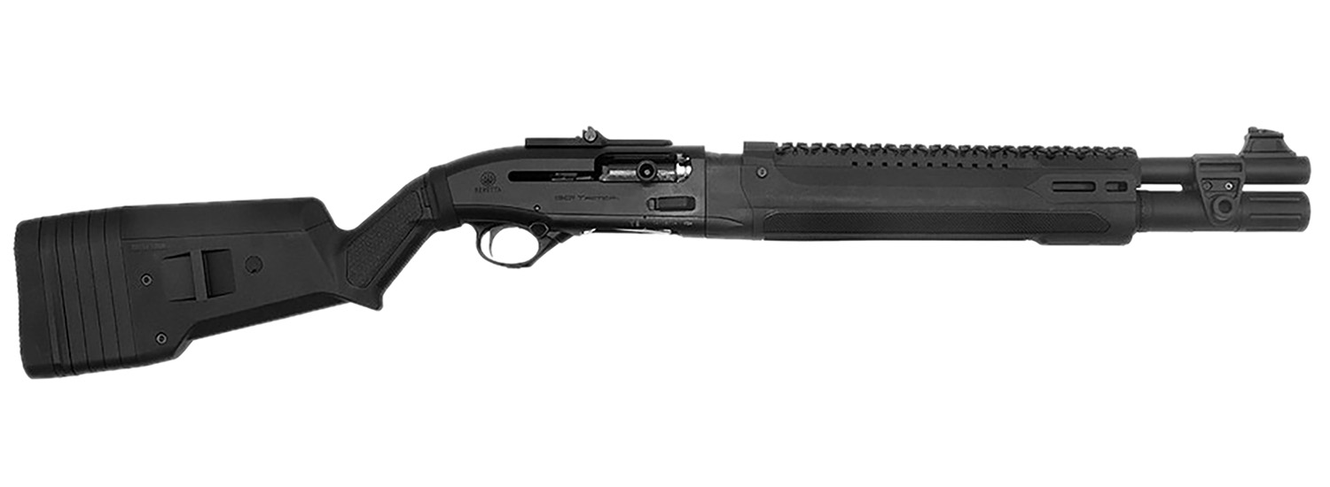 Langdon Tactical Tech LTT1301HBMBLK Beretta 1301  3" 7+1 18.50" Black Oxide Heat Shield Barrel, Black Anodized Aluminum Receiver, Black Magpul Polymer Stock, Beretta Patrol Forend