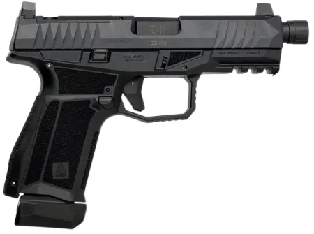 Global Ordnance LLC 815537024791 Delta M Gen2 9mm Luger 15+1 4" Black Threaded Barrel, Black Nitride Optic Cut/Serrated Slide, Black Frame, Ambidextrous