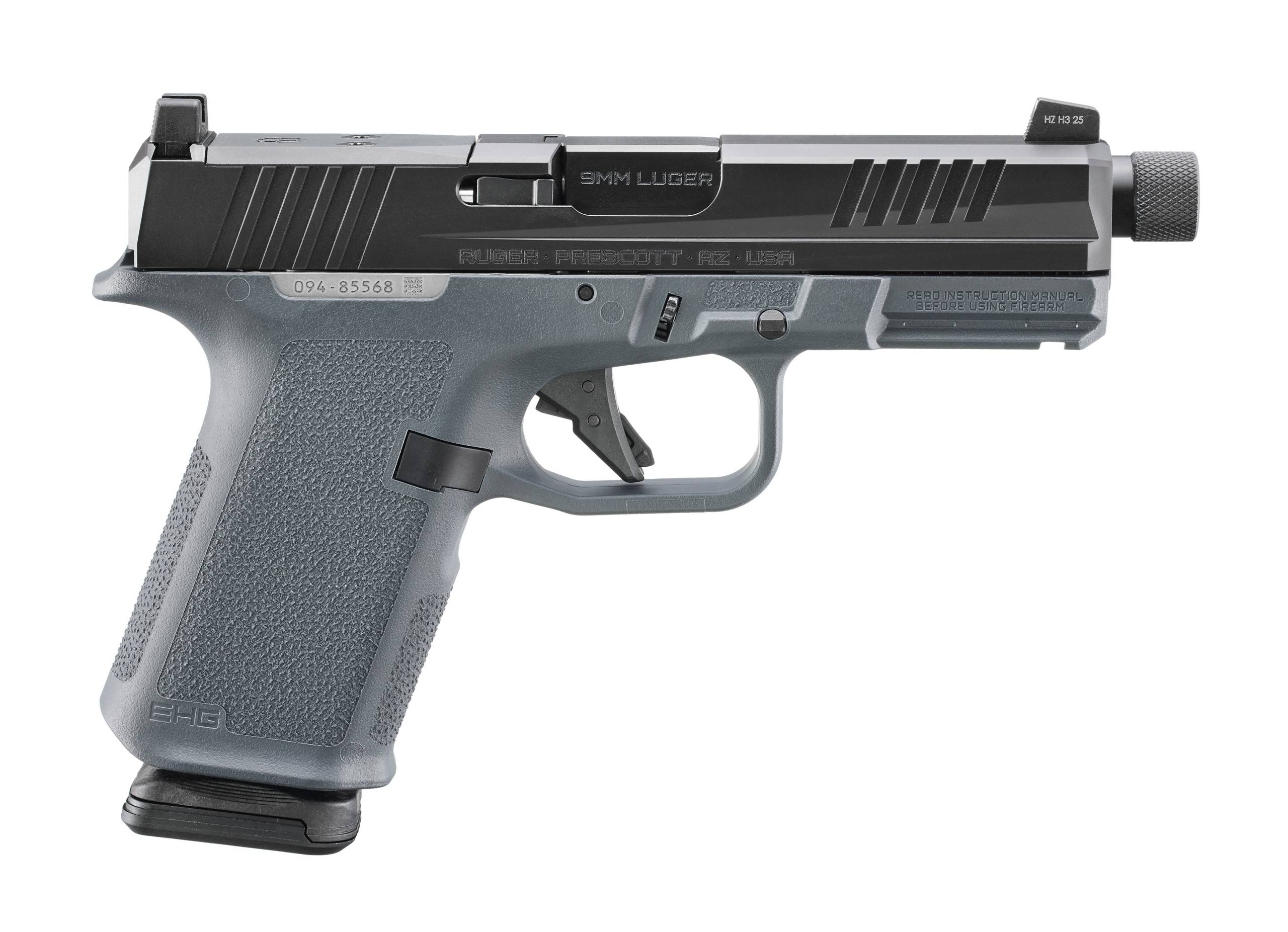 RUGER RXM 9MM BLK/GRAY 15+1 4" AS TB