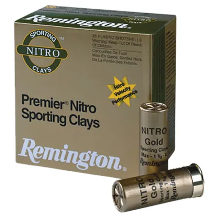 Remington Ammunition 28879 Premier Nitro Sporting Clay 410 Gauge 2.50" 1/2 oz 8 Shot 25 Per Box/ 10 Cs