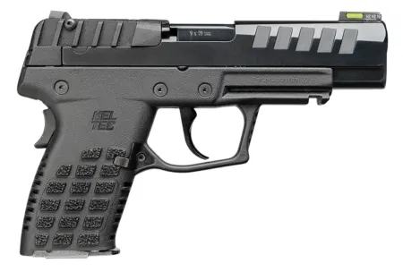 Kel-Tec P15BLKCA P15  Compact Frame 9mm Luger 10+1 4" Black Steel Barrel, Black Nitride Serrated Steel Slide, Black Polymer Frame w/Picatinny Rail, Black Stippled Grip, Ambidextrous