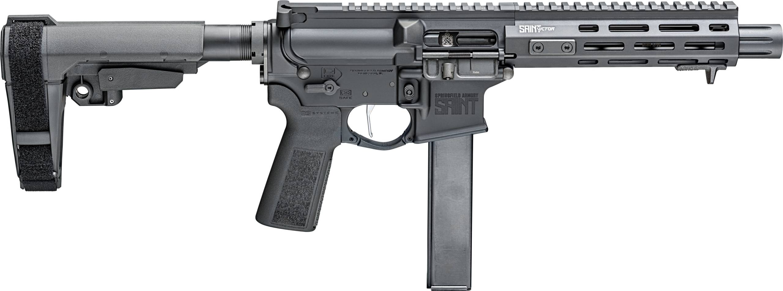 SPR SAINT VICTOR 9MM 8.5 SBT SB-A3 BLK 32RD
