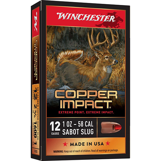 WIN COPPER IMPACT 12GA 2.75 1OZ SLUG 5/20