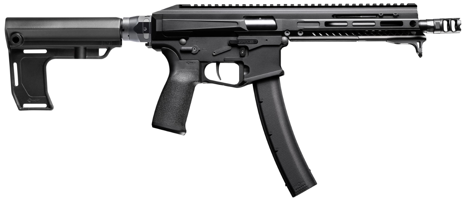 POF USA PHOENIX PSTL 9MM 8" BLK BRACE#