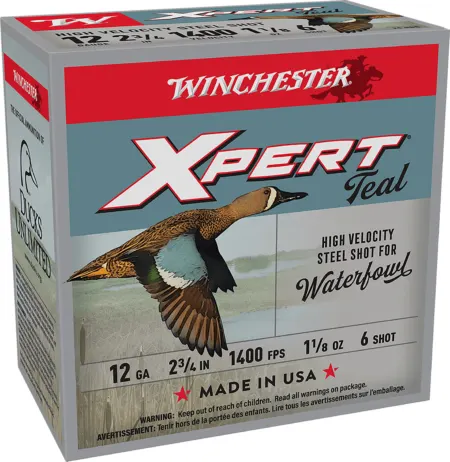 Winchester Ammo WEX12H6 Super X Xpert High Velocity 12Gauge 2.75" 1 1/8oz 6Shot 25 Per Box/10 Case