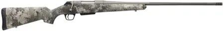 Winchester Repeating Arms 535800294 XPR Extreme 6.5 PRC 3+1 24" Tungsten Cerakote Fluted Threaded Barrel & Drilled & Tapped Steel Receiver, Fixed TrueTimber VSX Synthetic Stock
