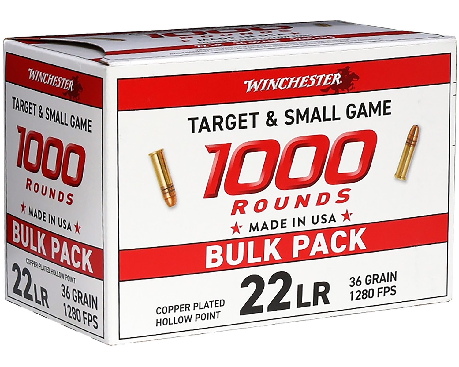 Winchester .22 LR 36gr HP N/A – 1000rd