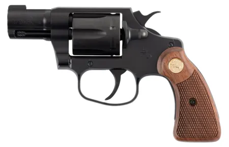 Colt Mfg COBRAMB2WBB Night Cobra  38 Special +P 6rd Shot 2" Black PVD Stainless Steel Barrel, Cylinder & Frame, Wood Grip, Exposed Hammer