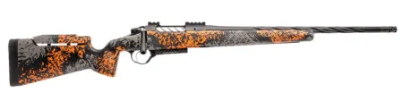 Seekins Precision 0011710253-F Havak PH3 7mm Rem Mag 22" Black Fluted Threaded Barrel, Black Picatinny Rail Steel Receiver, Adj Cheek Riser Urban Shadow Synthetic Stock