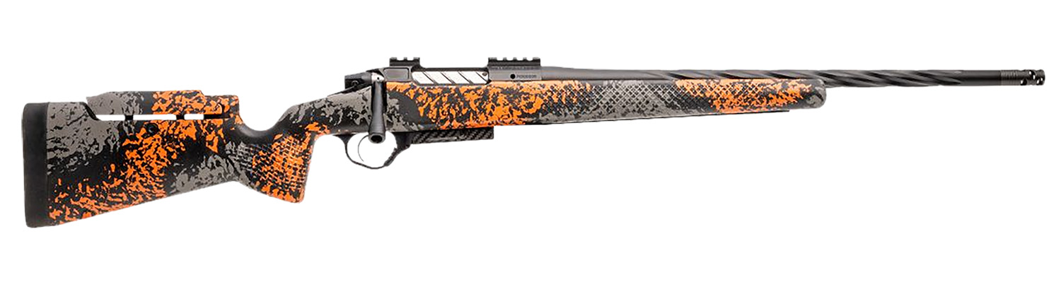 Seekins Precision 0011710253-F Havak PH3 7mm Rem Mag 22" Black Fluted Threaded Barrel, Black Picatinny Rail Steel Receiver, Adj Cheek Riser Urban Shadow Synthetic Stock
