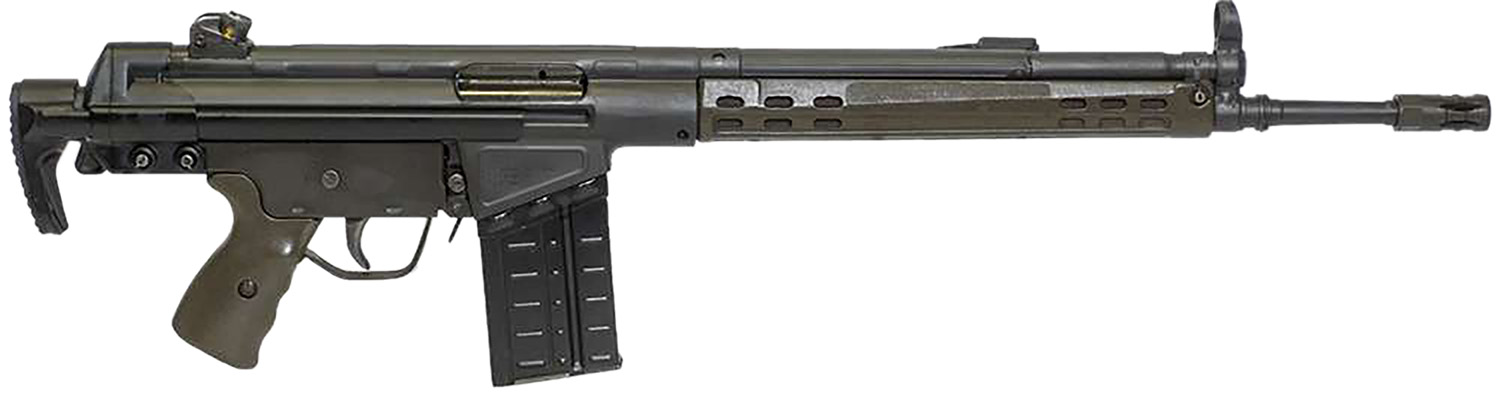 Century Arms RI5601AX CA-3  7.62x51mm NATO 20+1 18" Black Threaded Barrel, Black Steel Receiver, Fixed Black Synthetic Stock & Grip, A2 Birdcage Flash Hider