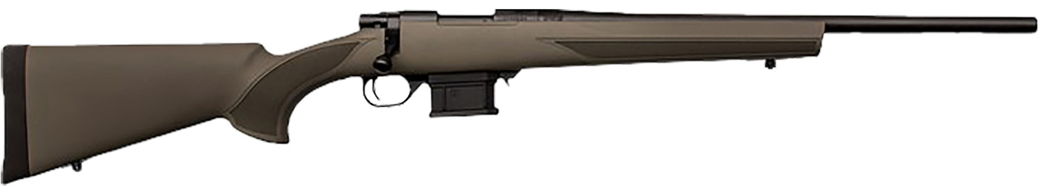 Howa HMA22ARCG 1500 Mini Action 1500 5+1 22" Blued Threaded Barrel, Blued Stainless Steel Drilled & Tapped Receiver, Green Fixed Synthetic Stock, Right Hand