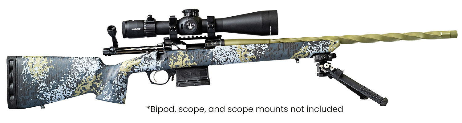 Horizon Firearms RF008S222216C13 Venatic 2023 22 Creedmoor 22" Spiral Fluted Threaded Barrel, Drilled & Tapped Receiver, Iota EKO X Carbon Fiber Stock