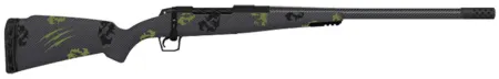 Fierce Firearms TWTROG300WIN24BF Twisted TI Rogue 300 Win 24" Black Cerakote Steel Threaded Barrel, Drilled & Tapped Titanium Receiver, LR Negative Comb Forest Camo Carbon Fiber Stock