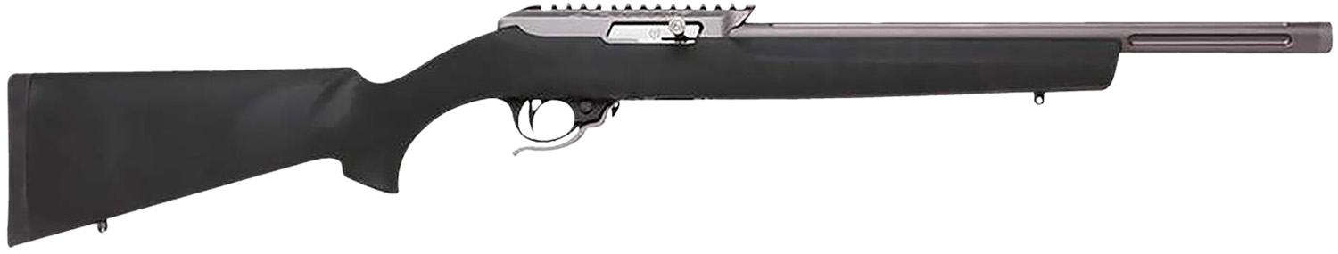 Tactical Solutions ATE2GMGBHBLK X-Ring VR Gen2 22 LR Gun Metal Gray Barrel & Receiver, Hogue OverMolded Black Synthetic Stock