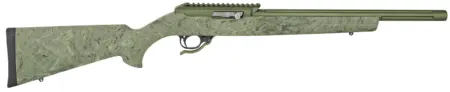 Tactical Solutions ATE2MODBHGGRN X-Ring VR Gen2 22 LR Matte OD Green Barrel & Receiver, Hogue OverMolded Ghillie Green Synthetic Stock
