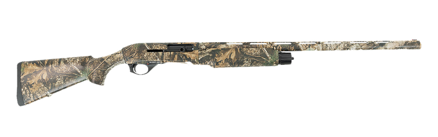 Spandau Arms 21000189 S2  Full Size 12 Gauge Semi-Auto 3" 3- 2.75" Shells 28" Overall Realtree APX Camo Vent Rib Barrel, Drilled & Tapped Receiver, Fixed Synthetic Stock, Benelli Choke Tube System