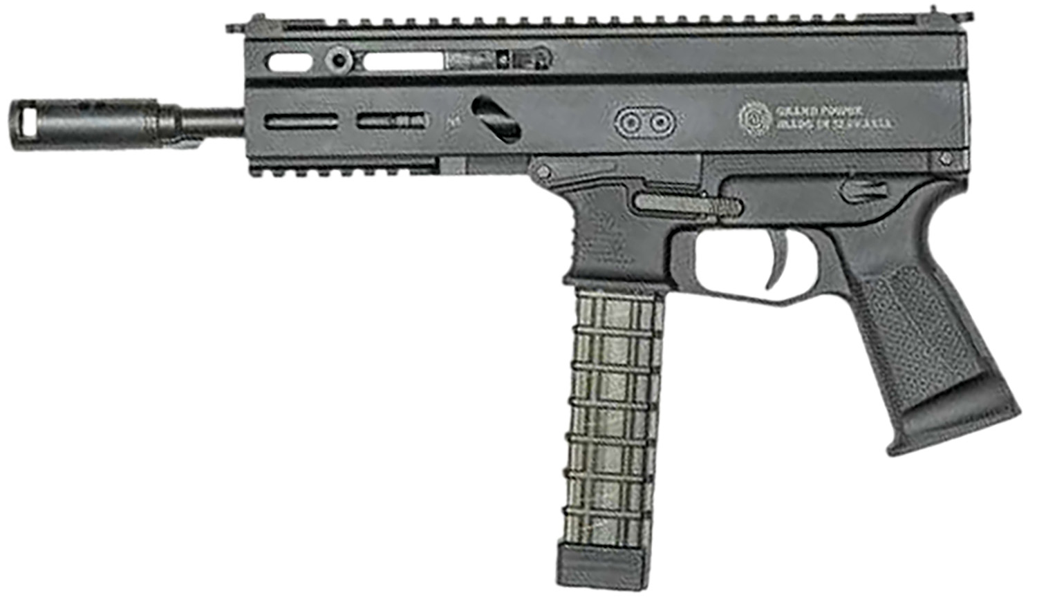 Grand Power 810091158005 Stribog SP9A3 9mm Luger 30+1 16" Black Barrel, Picatinny Rail Receiver & Grip