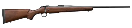 CZ-USA 07727 600+ American Full Size 270 Win 5+1  24" Black Nitride Threaded Barrel, Black Nitride Steel Drilled & Tapped Receiver, Turkish Walnut Fixed Stock