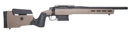 Cnc Firearms CNCFX722CM Faxon  22 Creedmoor 5+1 16" Black Spiral Fluted Barrel, Black Receiver w/Picatinny Rail, MDT Flat Dark Earth Polymer Stock