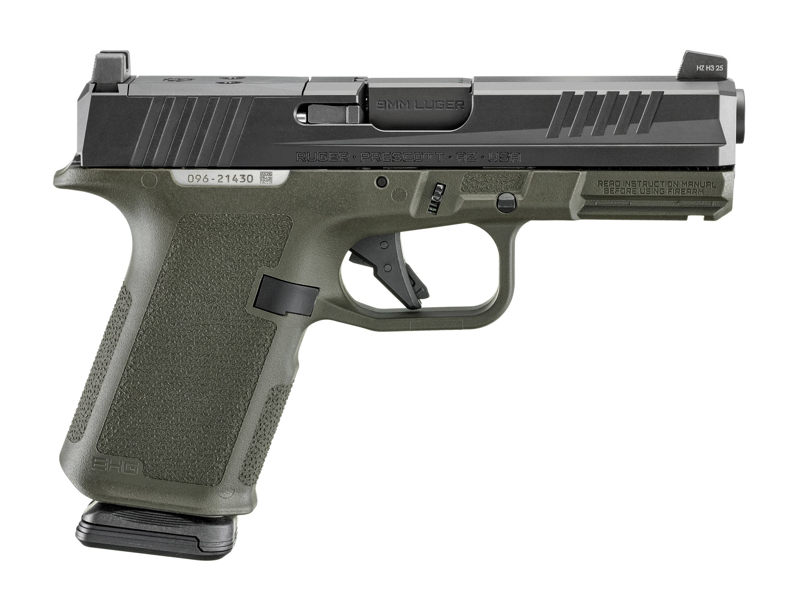 RUGER RXM 9MM BLK/ODG 15+1 4" AS