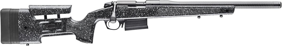 Bergara B-14R Left Hand Rifle .22 LR 10rd Magazine 18" carbon Fiber Barrel Black/Grey stock
