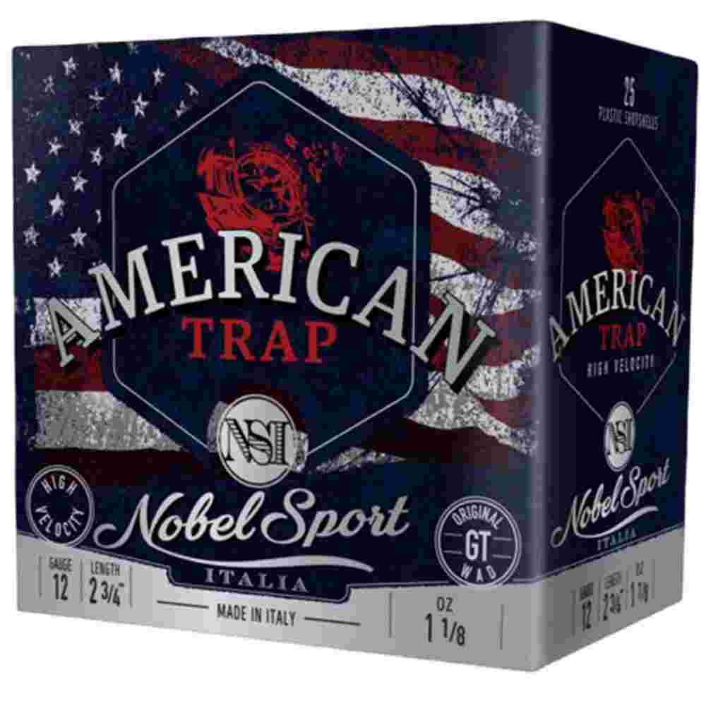 Noble NSI Target Nobel Speed Shotshell 12 ga 2-3/4" 1-1/8 oz 1300 fps #8 25/ct