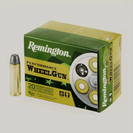 Remington Performance WheelGun Handgun Ammunition 32 H&R Mag 95gr LSWC 1020 fps 20/ct