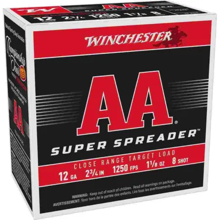 Winchester Light Target 12ga 2-3/4" 1-1/8oz 1250 fps 25/ct