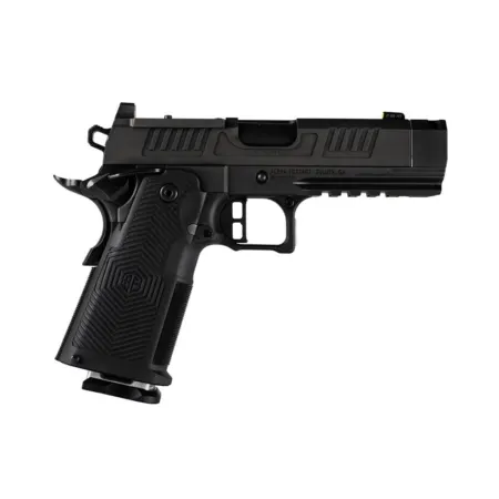 Alpha Foxtrot AF1911-Romulus Handgun 9mm Luger 17rd (1) & 20rd (1) Magazine 3.5" Compensated Threaded Barrel Black MOS Cut