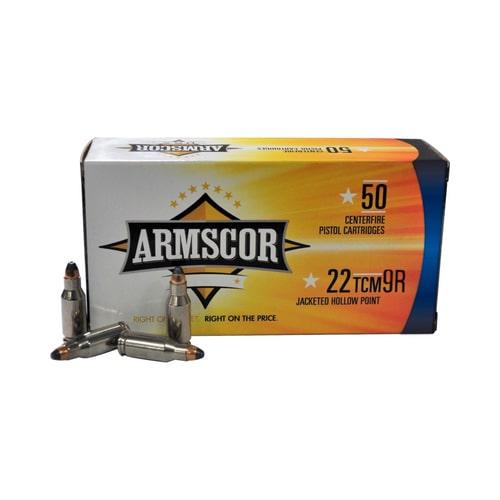 Armscor Handgun Ammunition .22TCM9R 39gr JHP 2000 fps 50/ct