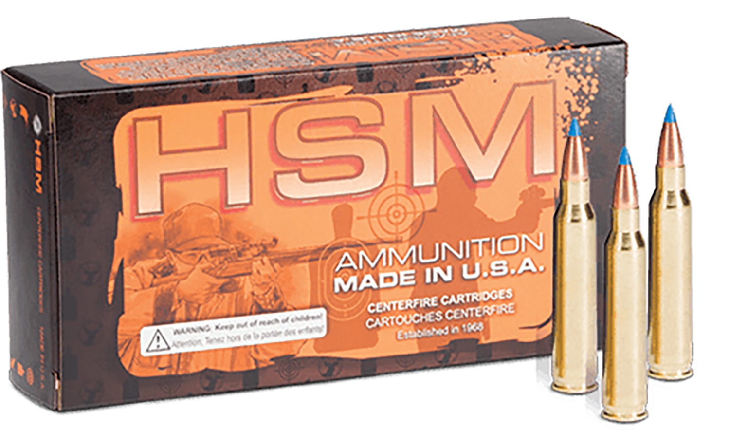 HSM 204R3N   204Ruger 32gr BlitzKing 20 Per Box/20 Case