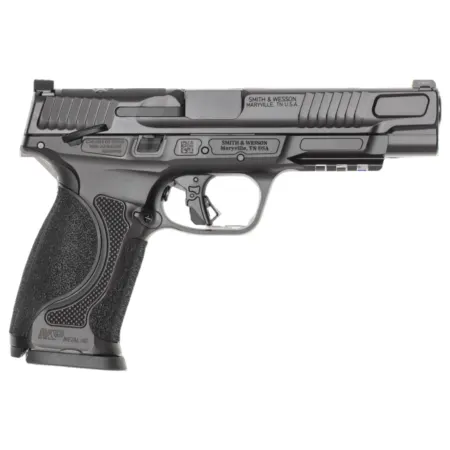 S&W M&P9 M2.0 Metal HD Handgun 9mm Luger 17rd Magazines(2) 5" Barrel Optic Ready Thumb Safety Black Steel Frame