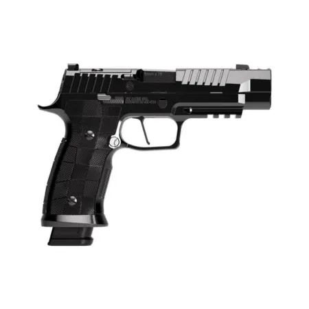 Sig Sauer Reserve Collection P320-SXG Handgun 9mm Luger 21rd Magazines(3) 3.9" Compensated Barrel Hi-Polish DLC