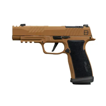 Sig Sauer P365-XFive DH3 Handgun 9mm Luger 21(2) & 17(1)rd Magazines 3.7" Barrel Coyote Finish AXG Grip Xray Sights
