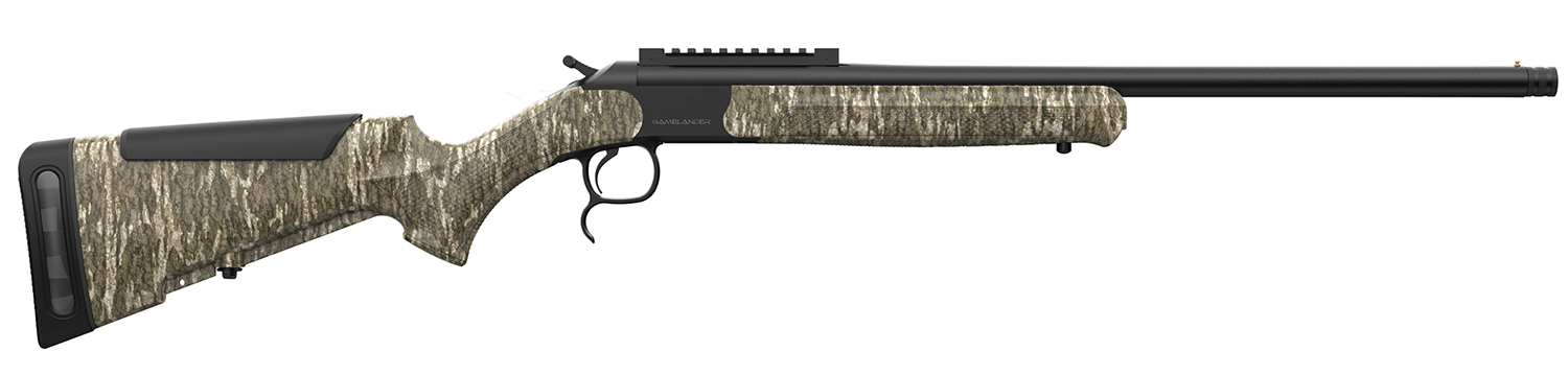 Retay USA GML20BTL Gamelander  20 Gauge Single Shot 1rd Deep Bore Take Down Barrel, Picatinny Rail Receiver, Fixed Bottomland Synthetic Stock