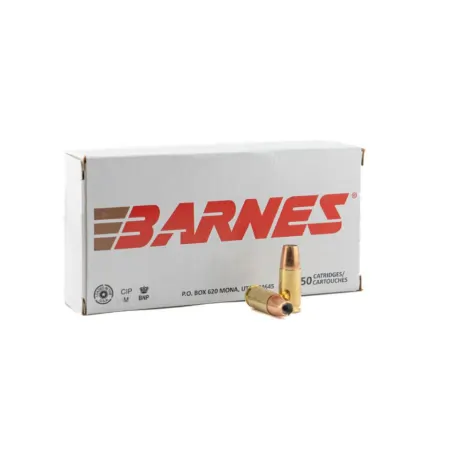 Barnes Defense Sierra JHP Handgun Ammunition 9mm Luger 115gr  JHP 1135 fps 50/ct