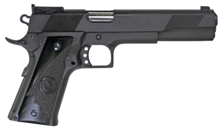 Iver Johnson Arms EAGLEXL10DS Eagle XL  Full Size Frame 10mm Auto 15+1 6" Stainless Steel Barrel, Matte Black Steel Long/Serrated Slide, Black Steel Frame w/Beavertail, G10 Grip