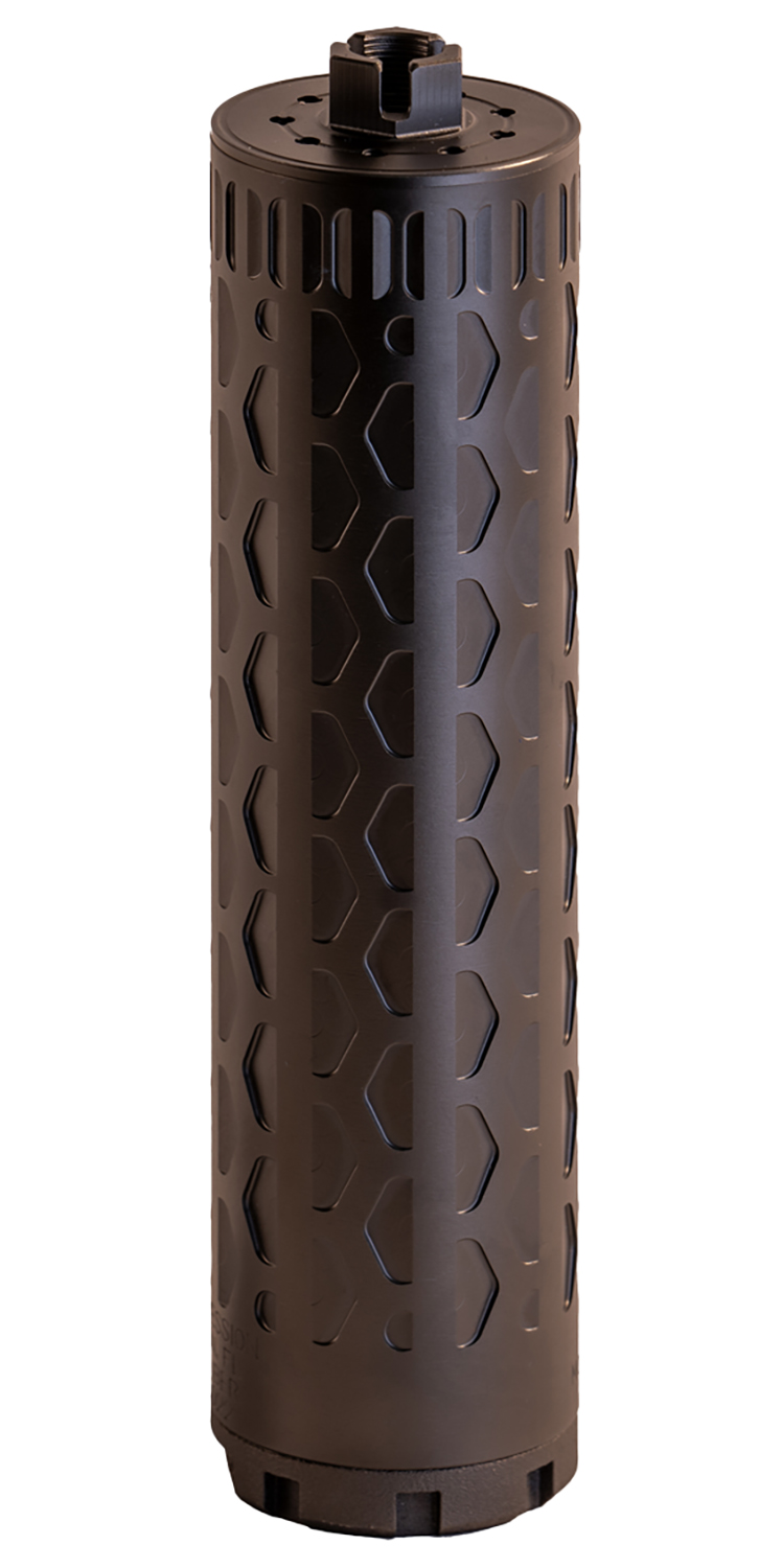Boe Suppression BOE-TI-46-6 MOD1  450 Bushmaster 1.75" Black Titanium 1.375"x24