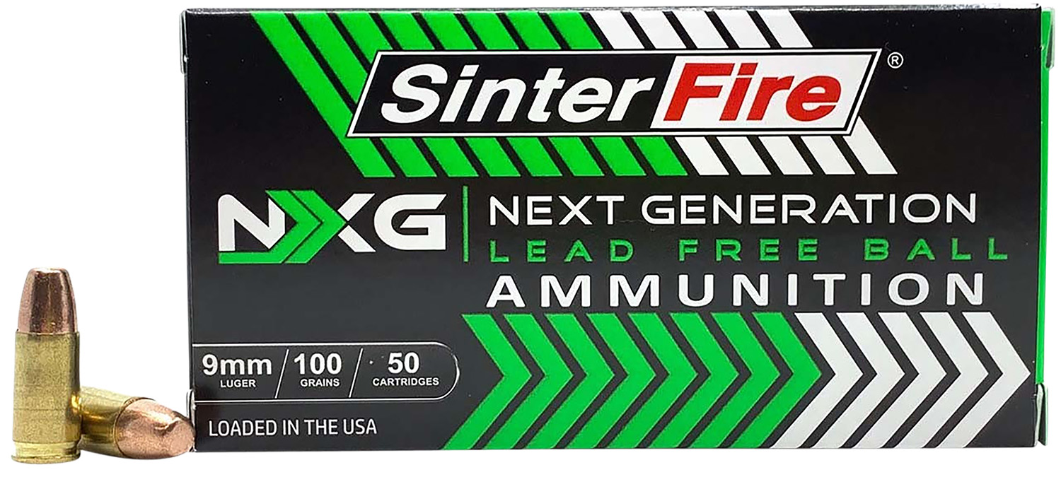 SinterFire Inc SF9100NXGLF9mm Luger 100gr 50 Per Box/20 Case
