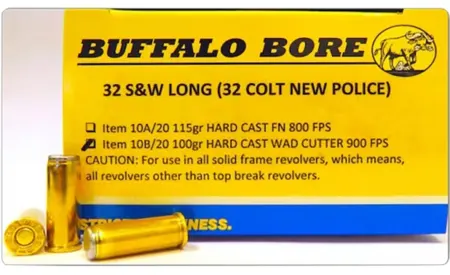 Buffalo Bore Ammunition 26A20 Personal Defense Strictly Business 460S&W Mag 300gr Semi Jacketed Flat Point 20 Per Box/12 Case