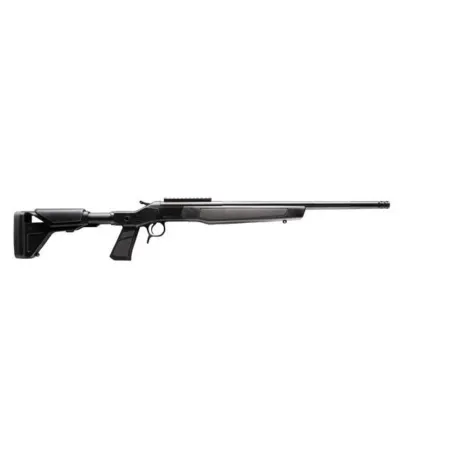 CVA Scout XP Rifle 450 Bushmaster Single Shot 20" Threaded Fluted Stainless Steel Barrel w/Graphite Black Stock